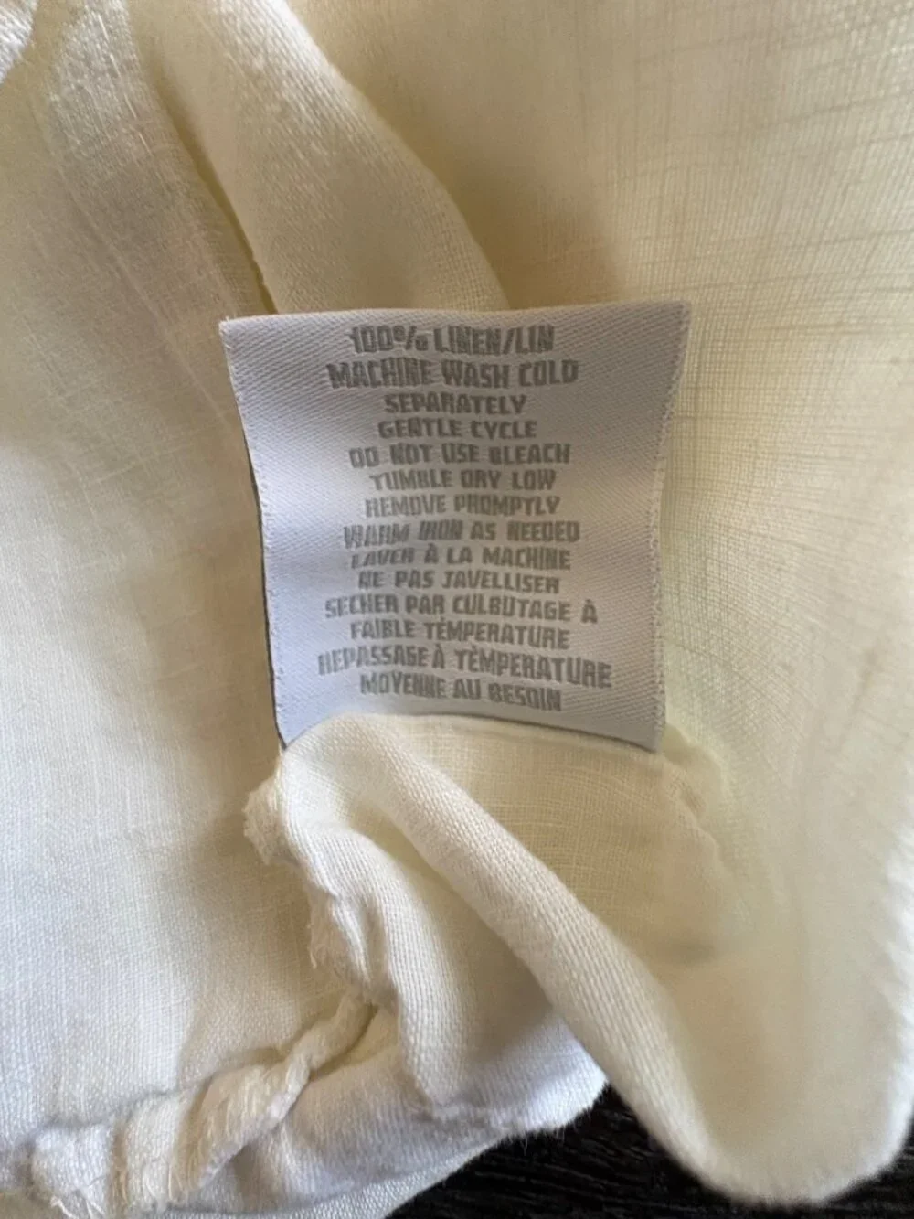 Restoration Hardware Linen Pillow Case Set Of Two King Ivory